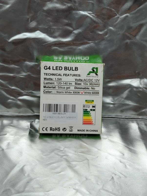 Photo 6 of RAYHOO 10pcs G4 LED Bulb JC Bi-Pin Base Lights 1.5 Watt AC DC 12V 10W-20W T3 Halogen Bulb Replacement Landscape Bulbs(White 6000K)
