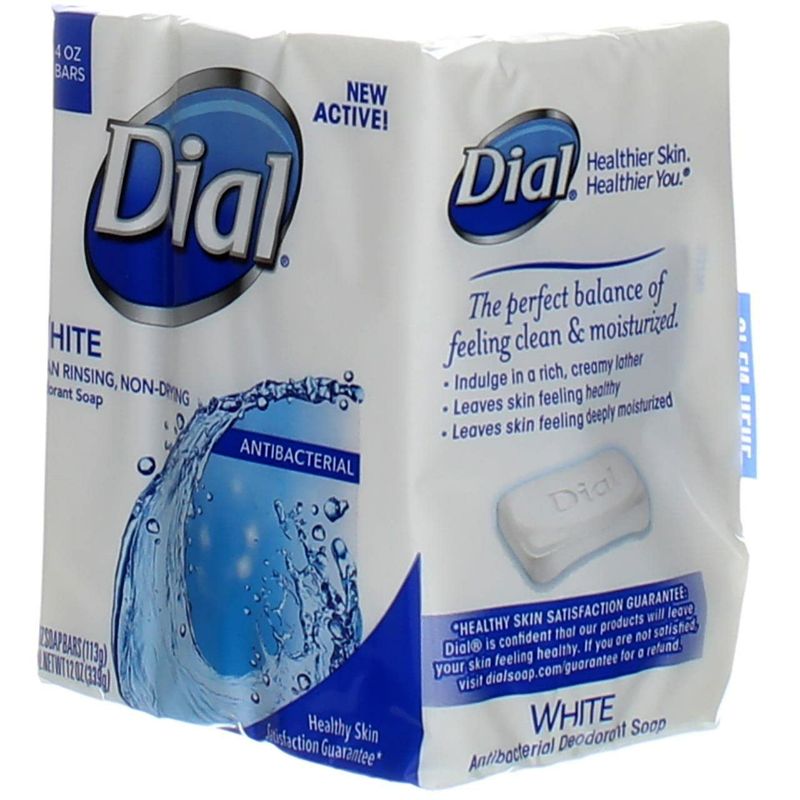 Photo 1 of Dial Clean And Refresh Antibacterial Deodorant Bar Soap, White - 10 Pack