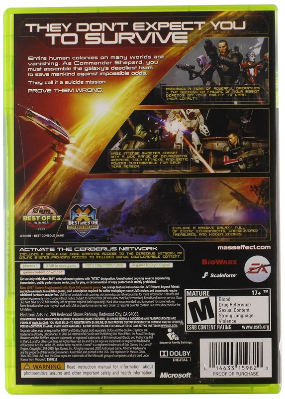 Photo 2 of Mass Effect 2 - Xbox 360
