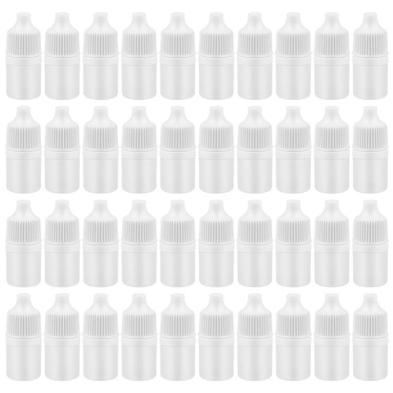 Photo 1 of Hslife 100pcs Plastic Dropper Bottles 2ML Empty Squeezable Liquid Dropper Bottle with Cap for Home and Travel
