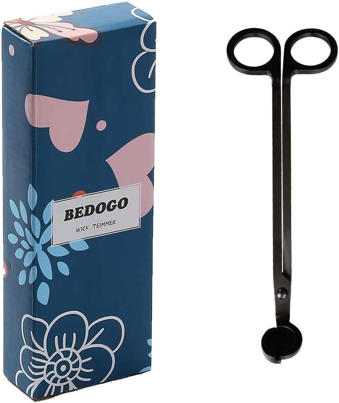 Photo 1 of BEDOGO Candle Wick Trimmer - Wick Cutter - Elegant Gift for Candle Lover (Black)
