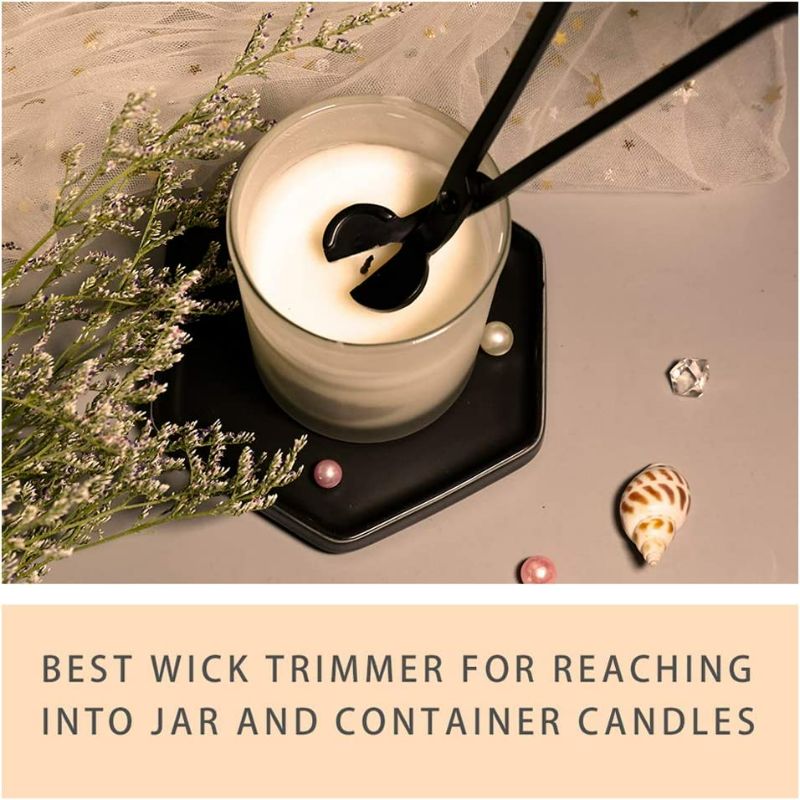 Photo 3 of BEDOGO Candle Wick Trimmer - Wick Cutter - Elegant Gift for Candle Lover (Black)
