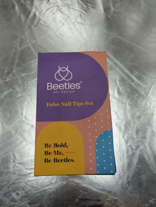 Photo 4 of Beetles Long Coffin Fake Gel Nail Tips - 500Pcs Acrylic Press on Nails Clear Artificial False Nails with Nail Glues for Acrylic Nail/Dip Powder Nails/Poly Nail Extension Gel Holiday Nails Art Design
