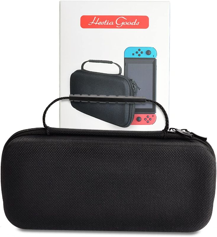 Photo 4 of Hestia Goods Switch Carrying Case Compatible with Nintendo Switch, with 20 Games Cartridges Protective Hard Shell Travel Carrying Case Pouch