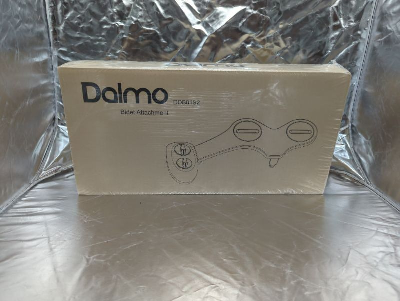 Photo 4 of dalmo Bidet Attachment for Toilet, Non-Electric Self-Cleaning Bidet Seat Attachment, Fresh Cold Bidet Attachment for Feminine/Posterior Wash, with Adjustable Pressure Control (Blue/White)
