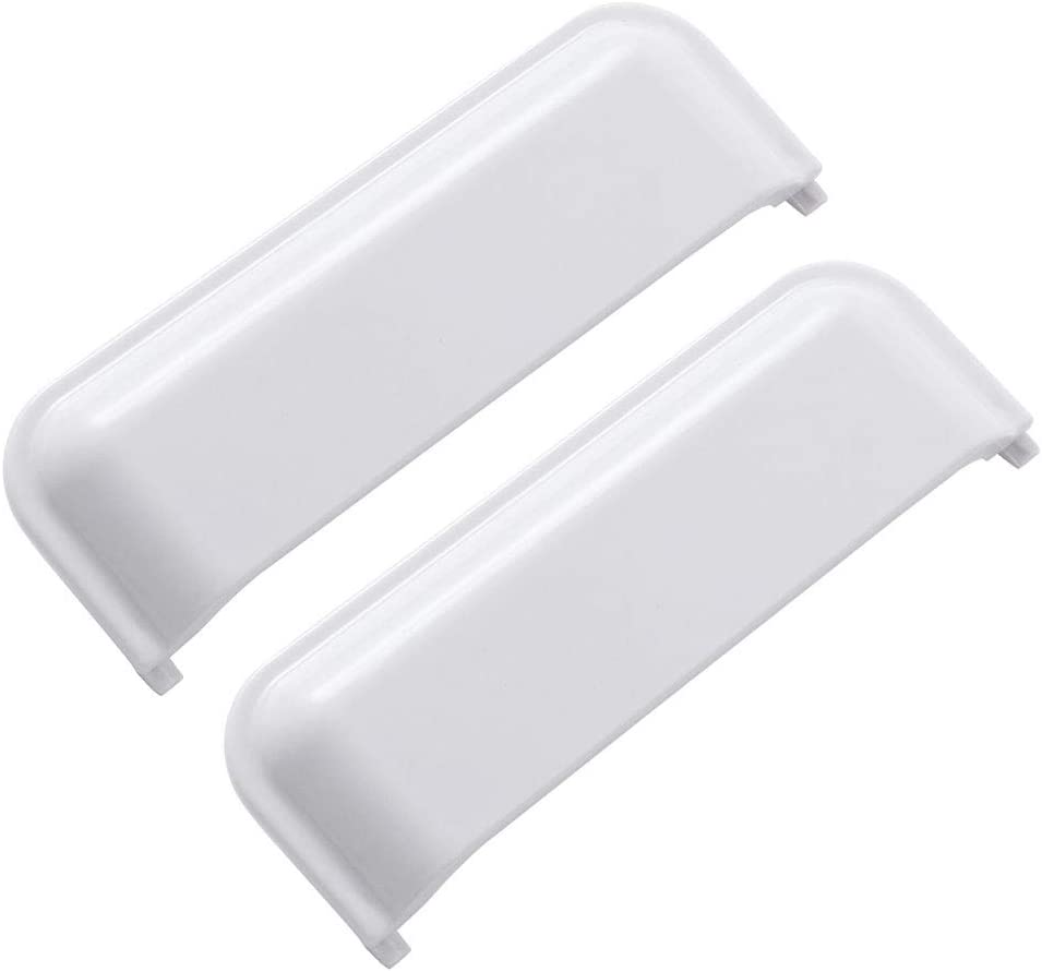 Photo 1 of W10861225 W10714516 Unbreakable Door Handle 2 pk Dryer Replacement Parts by AMI - Replaces W10861225VP AP5999398 PS11731583
