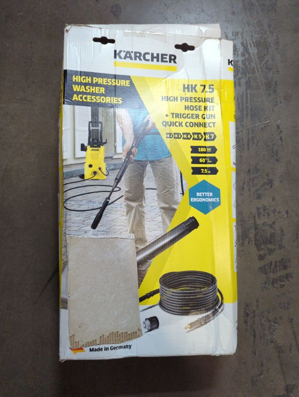 Photo 2 of Karcher 25' Replacement Hose & Trigger Gun Combo Kit for Electric Power Pressure Washers K2-K5 – Quick-Connect