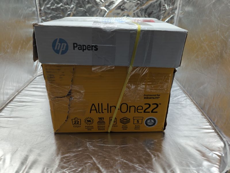 Photo 2 of HP Printer Paper | 8.5x 11 Paper | All-In-One 22 lb | 5 Ream Case - 2,500 Sheets | 96 Bright| Made in USA - FSC Certified | 207000C 5 Ream | 2500 Sheets All In One 22lb