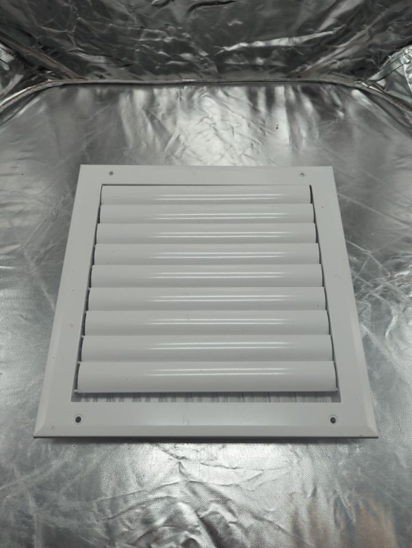 Photo 4 of [12 x 12 Duct Hole] Vent Cover. Aluminum Return Grille HVAC Ceiling or Sidewall Grille Without Damper -Easy Air Flow - Gable Vents. Designed for Extraction of air. [13.6 x 13.6" Face]
