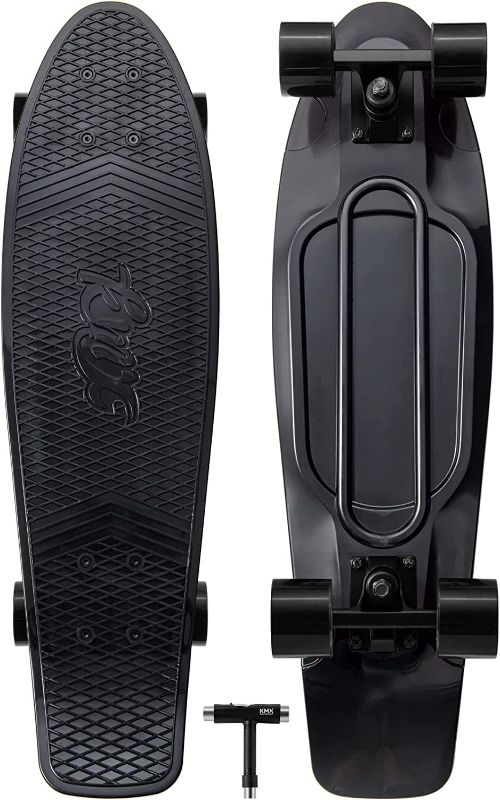 Photo 1 of KMX Mini Cruiser Skateboard 27", Classic Cruiser Board Designed for Boys, Girls, Kids, Teens, Adults, Beginners and Advanced Skaters - **with LED Light Up KMX Light Wheels, also comes with Carrying Bag
