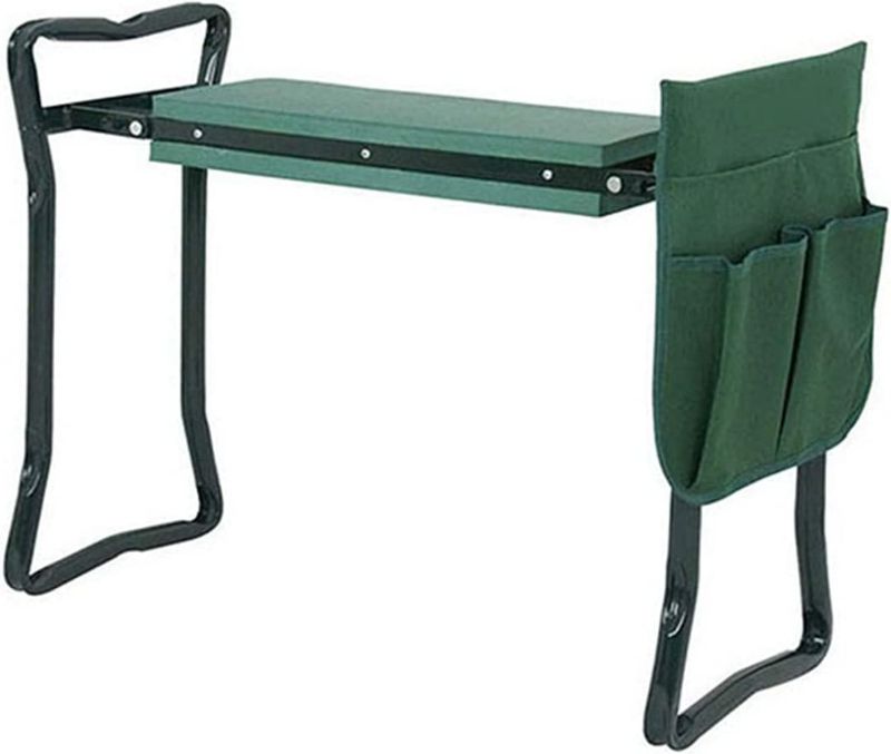 Photo 1 of LABLT Garden Kneeler Seat Stool Garden Bench Portable Garden Folding Stool EVA Foam Pad with Tool Bag Pouch
