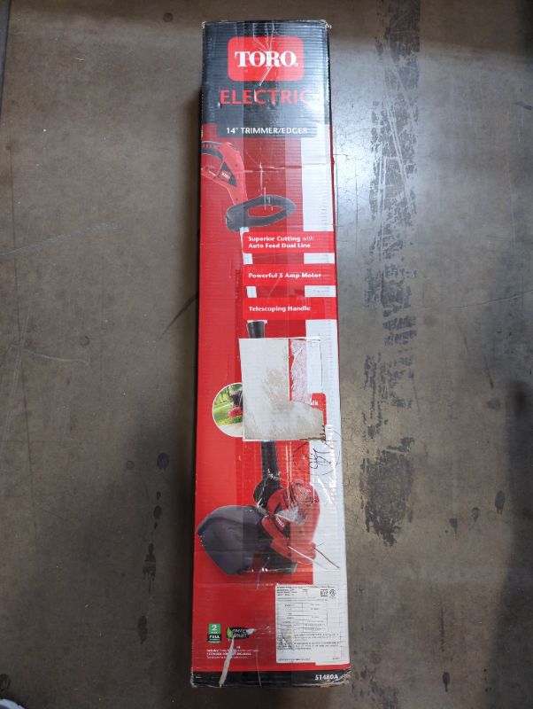 Photo 2 of Toro 51480 Corded 14-Inch Electric Trimmer/Edger Corded Trimmer
