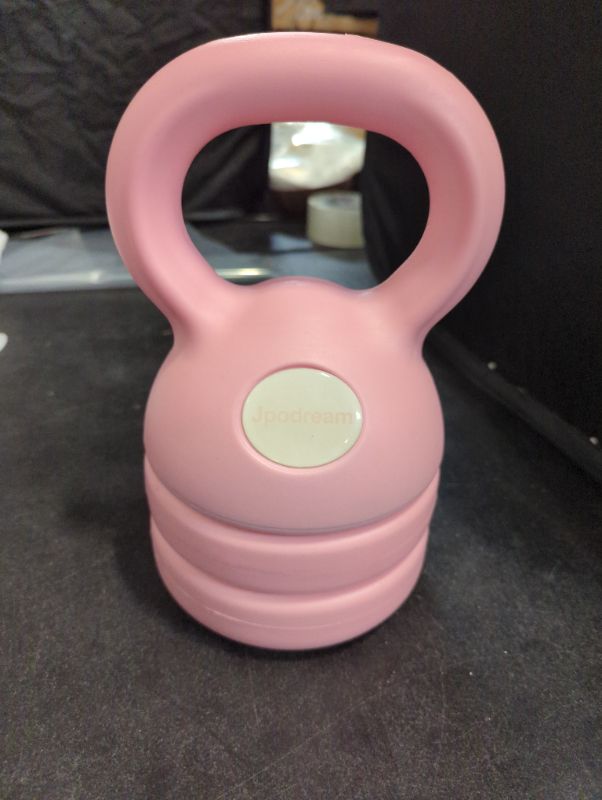 Photo 2 of JPoDream Adjustable Kettlebell - 5 lbs, 8 lbs, 12 lbs Kettlebell Weights Set for Home Gym
