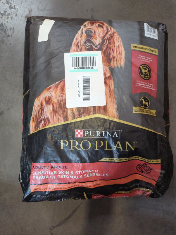 Photo 2 of Purina Pro Plan Sensitive Skin and Stomach Dog Food With Probiotics for Dogs, Salmon & Rice Formula - 30 lb. Bag Adult Salmon & Rice 30 lb. Bag