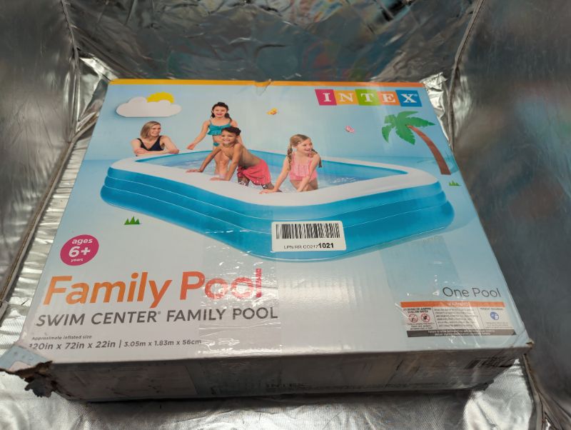 Photo 2 of Intex Swim Center Family Inflatable Pool, 120" X 72" X 22", for Ages 6+ standart
