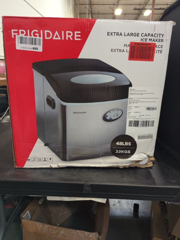 Photo 5 of Frigidaire EFIC115 Extra Large Ice Maker, Stainless Steel, 48 lbs per Day & Perfect Stix Icebag10TT