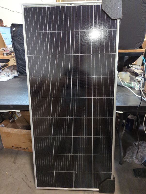 Photo 2 of BougeRV 9BB Cell 180 Watts Mono Solar Panel,20.5% High Efficiency Module Monocrystalline Technology Work with 12 Volts Charger for RV Camping Home Boat Marine Off-Grid
