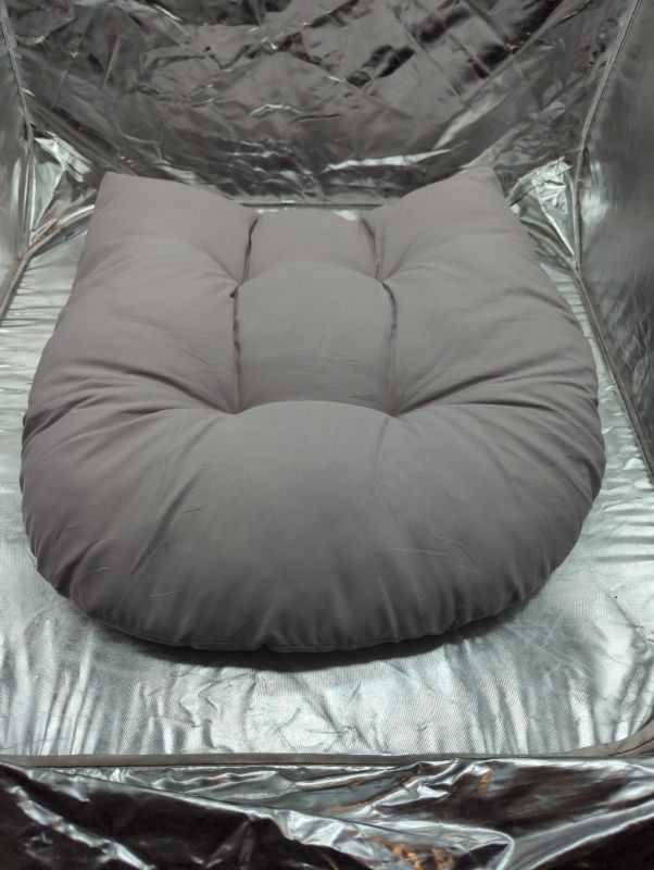 Photo 1 of Pillow Perfect Outdoor Chair Cushion - Grey - 18x18"