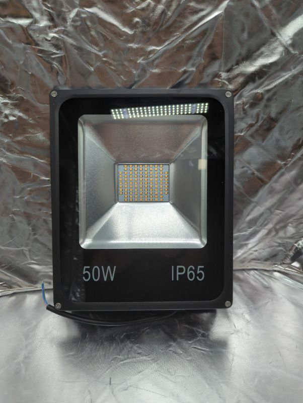 Photo 2 of Led Spotlight 50W 100W 150W 200W 220V Spot Light Outdoor Light Waterproof IP66 Floodlight Wall Lamp Doorway Garage Street Lights (Warm White, 50W)
