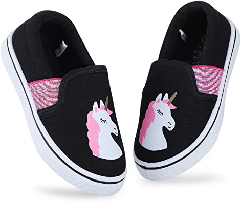 Photo 1 of JOSINY Kids Sneakers for Girls Boys Slip On Canvas Walking Shoes - Size 1