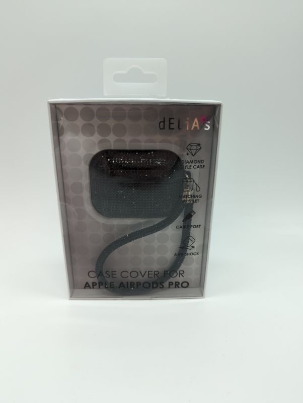 Photo 1 of Delia's Apple Air Pods Pro Case - Black Rhinestone