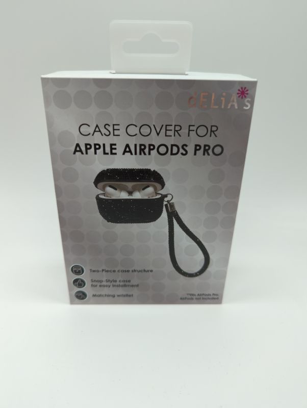 Photo 1 of Delia's Apple Air Pods Pro Case - Black Rhinestone