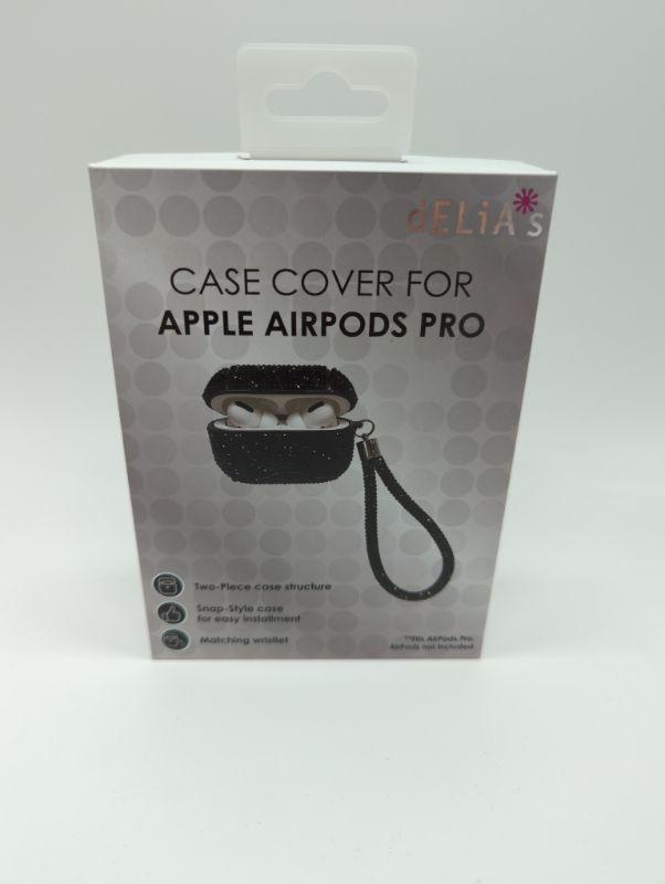 Photo 2 of Delia's Apple Air Pods Pro Case - Black Rhinestone