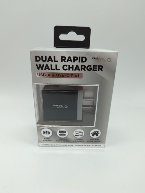 Photo 1 of Dual Rapid Wall Charger - USB-A & USB-C Ports