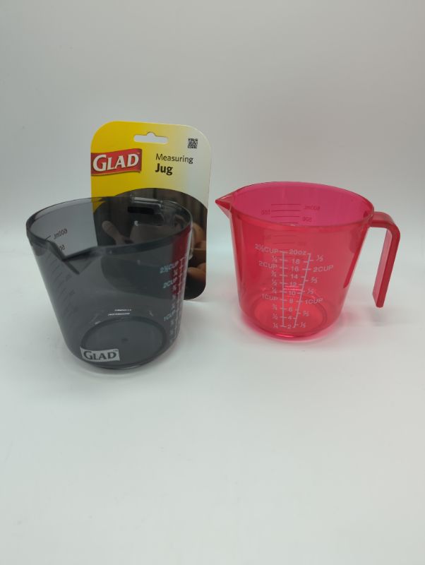 Photo 1 of 2 Pack - Grey/Red - Measuring Cup, 2.5C