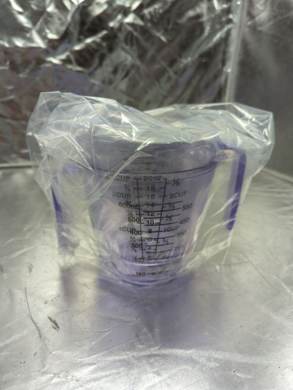 Photo 2 of 2 Pack - Clear Purple, 2.5C Measuring Cups