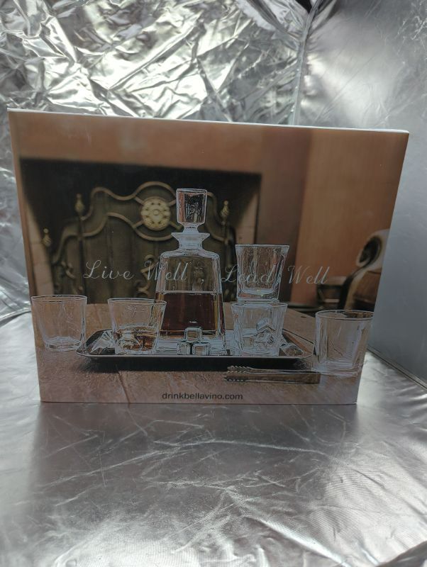 Photo 2 of Bella Vino - OPUL - Whiskey Decanter Set - 10 Pieces