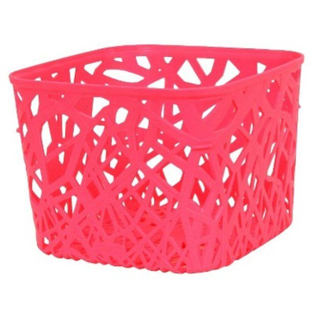 Photo 1 of Branch Weave Storage Bin Set of 4 - Luminous Coral Small