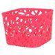 Photo 1 of Branch Weave Storage Bin Set of 8 - Luminous Coral, Lime Green, Light Blue - Small
