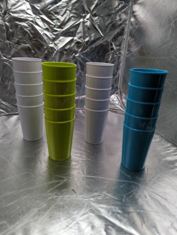 Photo 1 of 20 Pack - GLAD - 14oz Tumbler/Cups - Variety of Colors