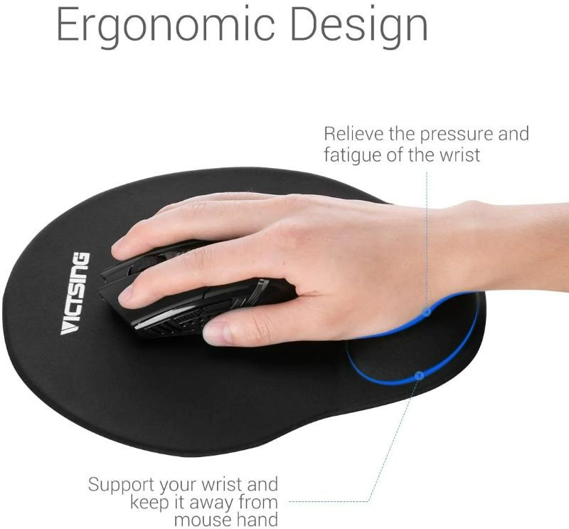 Photo 2 of VicTsing Ergonomic Mouse Pad With Gel Wrist Rest Support
