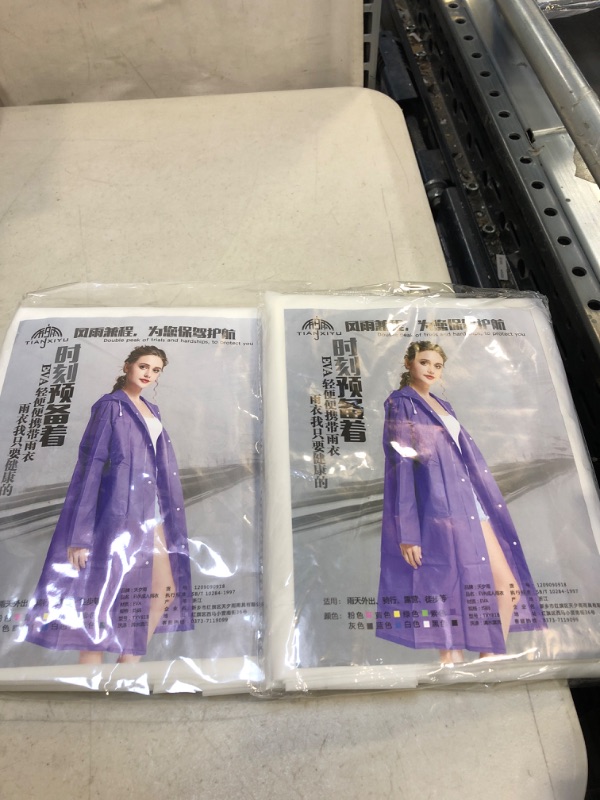 Photo 1 of 2PCS RAIN COAT ONE SIZE 