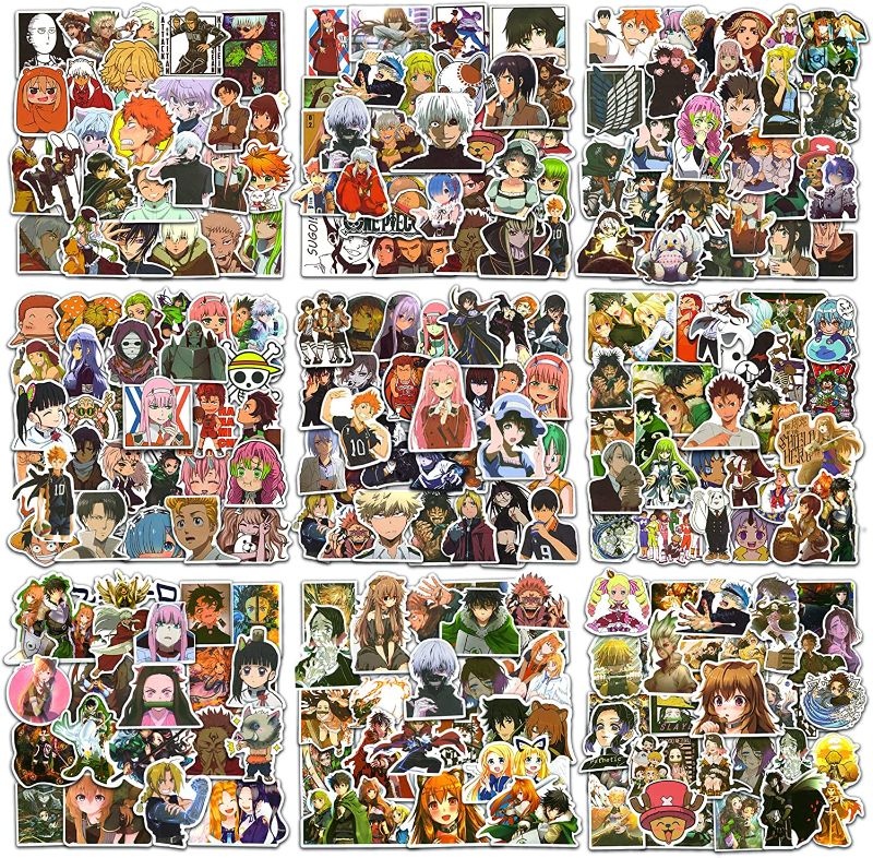 Photo 1 of CRITICY 300 PCS Adult Cute Stickers Kawaii Waterproof Vinyl Stickers Aesthetic, Anime Stickers Laptop Cute Anime Stickers for Water Bottles
