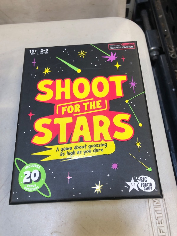 Photo 2 of Big Potato Shoot for The Stars — The Rocket-Powered Trivia Game for Adults and Family — Board Games for Teens, Kids and Aliens Alike