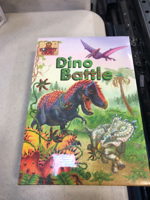 Photo 3 of Dino Battle - Dinosaur Games for Kids 7 and Up. Logic Family Board Game for 2-4 Players. Line up a Row of Animals and Plants Fastest. Magnetic Tiles. Promotes Strategy, Creativity Skills
FACTORY SEALED