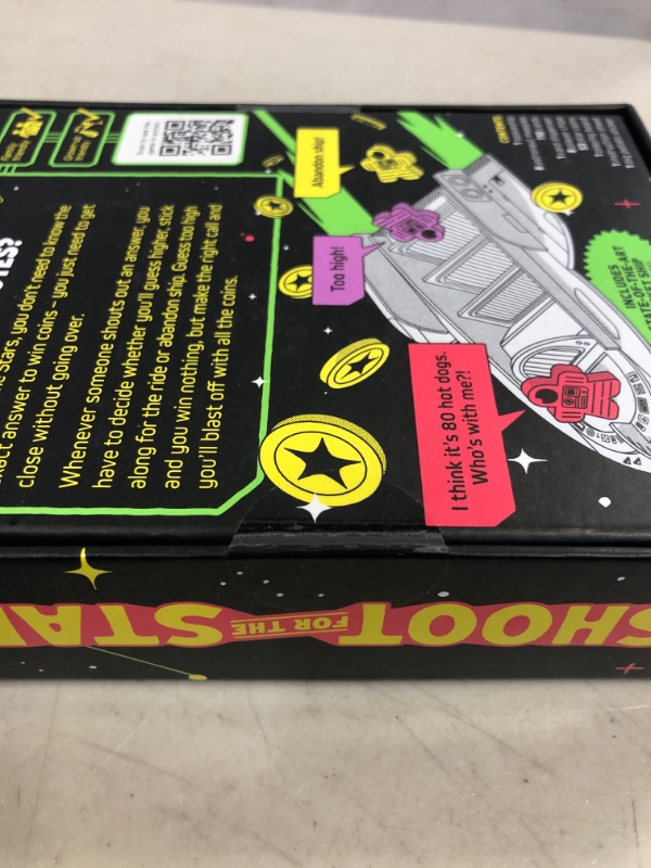 Photo 3 of Big Potato Shoot for The Stars — The Rocket-Powered Trivia Game for Adults and Family — Board Games for Teens, Kids and Aliens Alike
FACTORY SEALED