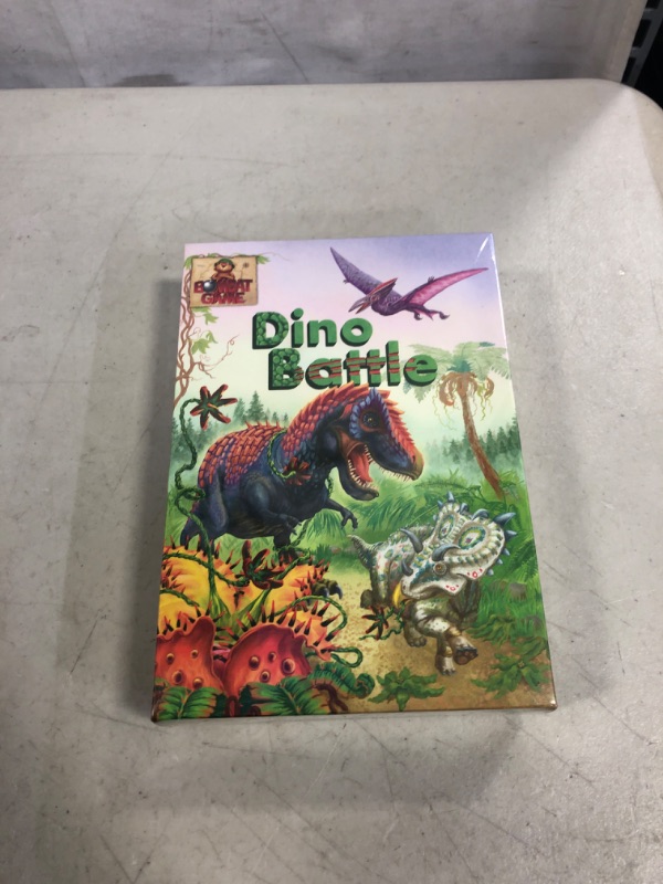 Photo 3 of Dino Battle - Dinosaur Games for Kids 7 and Up. Logic Family Board Game for 2-4 Players. Line up a Row of Animals and Plants Fastest. Magnetic Tiles. Promotes Strategy, Creativity Skills
FACTORY SEALED