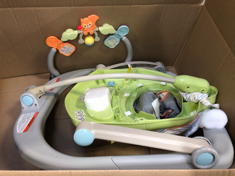 Photo 2 of Fisher-Price Jumperoo Baby Bouncer and Activity Center with Lights and Sounds, Sweet Snugapuppy SpaceSaver [Amazon Exclusive]
