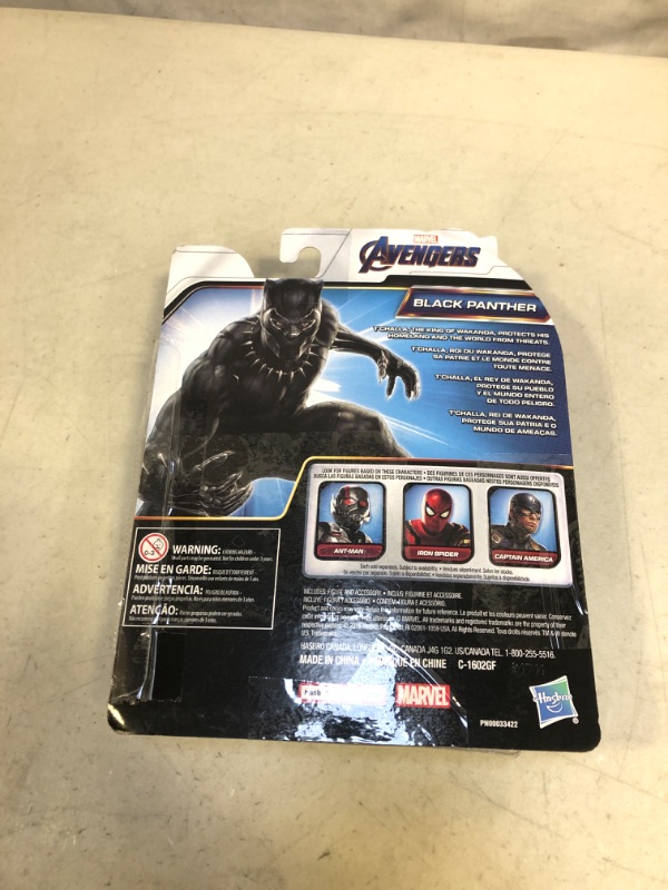 Photo 3 of Avengers Marvel Black Panther 6"-Scale Marvel Super Hero Action Figure Toy