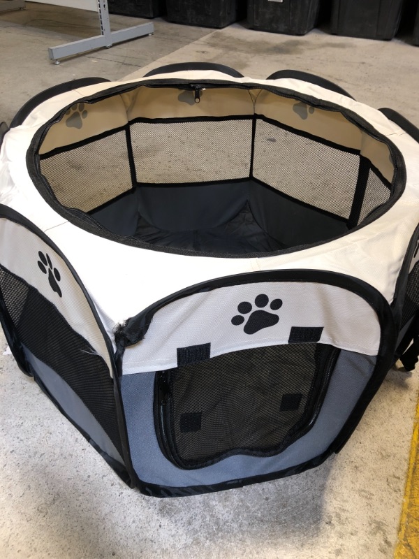 Photo 1 of 27x17 inches dog play pen for puppy small dog  -- missing top 