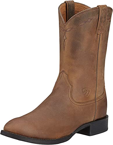 Photo 1 of 
Visit the ARIAT Store
Ariat Heritage Roper Western Boots- Men’s Traditional Leather Country Boot
4.5 out of 5 stars    3,132 ratings | 199 answered questions