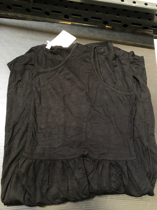 Photo 2 of  Plus Size Women Cotton  Dresses Sleeveless with Pockets - size 3X