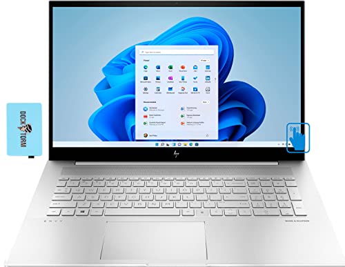 Photo 1 of Newest 2022 HP Envy 17t 17.3" FHD 60Hz Touchscreen IPS Laptop (Intel I7-1195G7 4-Core, 32GB RAM, 512GB PCIe SSD, Intel Iris Xe, Backlit KYB, Fingerpri
