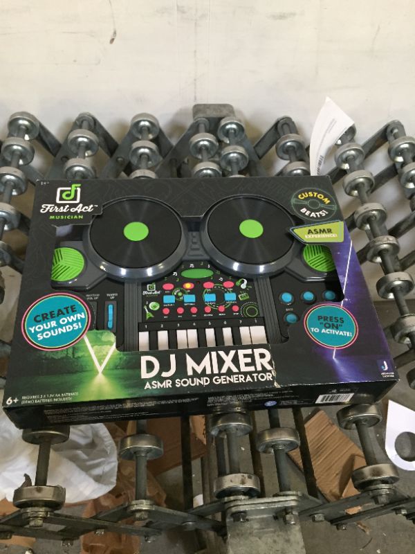 Photo 2 of First Act Musician DJ Mixer, ASMR Generator - Create Custom Beats, Remix Sounds, Add Drums, And Scratch Like A DJ! - Great For Beginners, Makes Learning To Music Easy And Fun