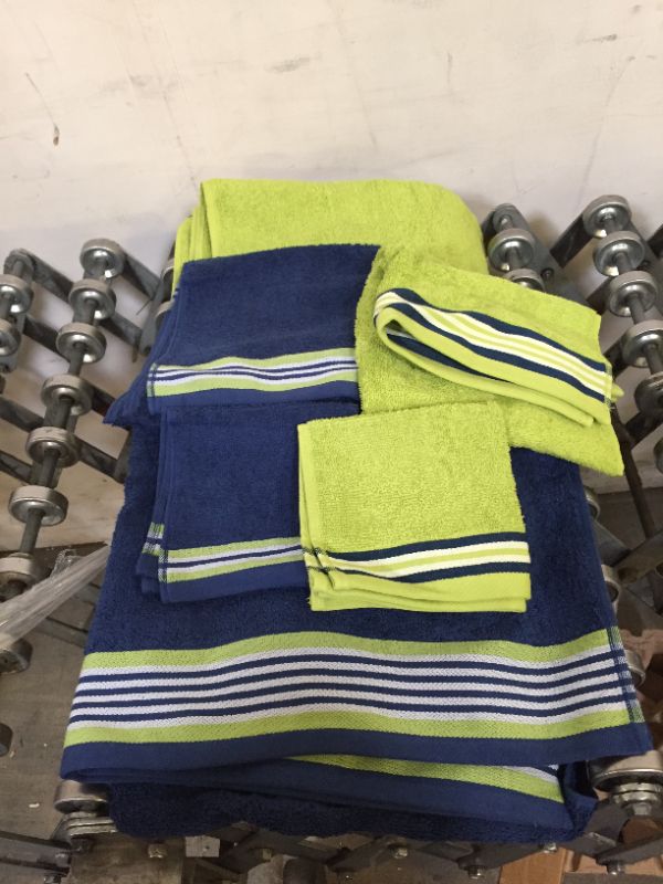 Photo 1 of 6 BLUE//GREEN TOWEL SET