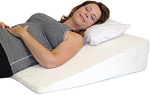 Photo 1 of Acid Reflux Wedge Pillow. USA Made with Memory Foam Overlay and Removable Microfiber Cover"Big" by Medslant. 31x28x7 Recommended Size for GERD & Other Sleep Issues. 1 Business Day Ship No Restock Fee